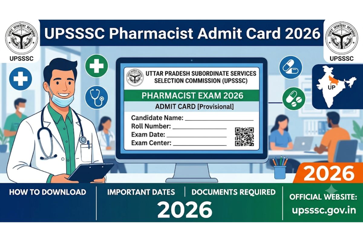 UPSSSC Pharmacist Admit Card 2026